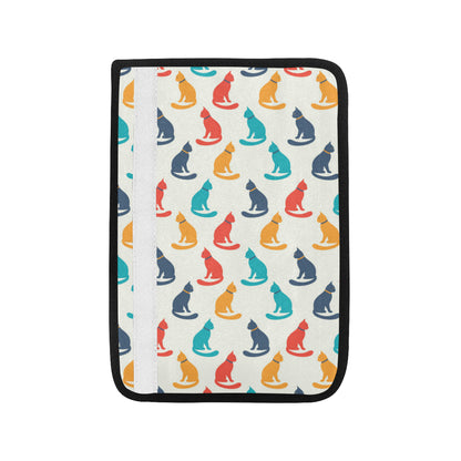 Cat Pattern Print Design 03 Car Seat Belt Cover
