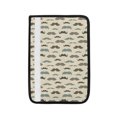 Mustache Pattern Print Design A01 Car Seat Belt Cover