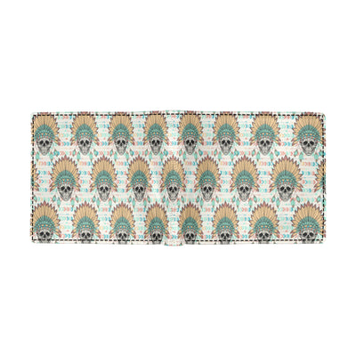 Boho Pattern Print Design 04 Men's ID Card Wallet