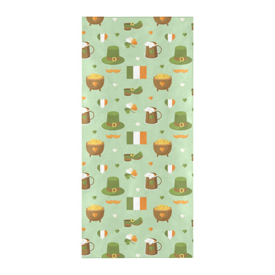 St Patricks Day Print Design LKS302 Beach Towel 32" x 71"