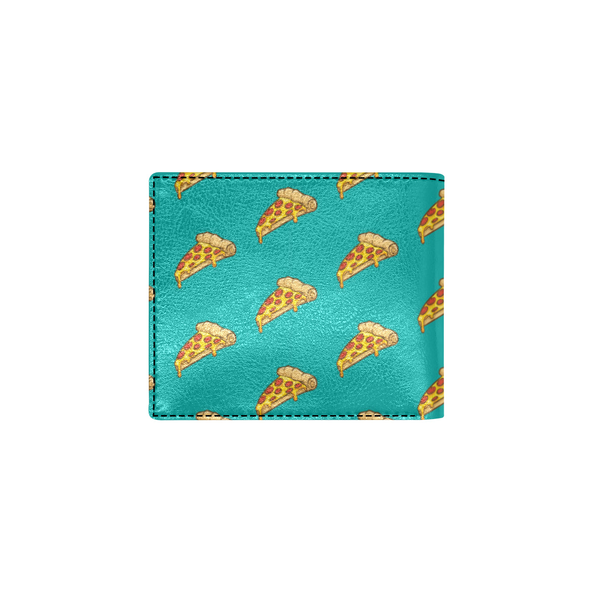 Pizza Pattern Print Design A03 Men's ID Card Wallet