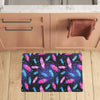 Feather Colorful Boho Design Print Kitchen Mat