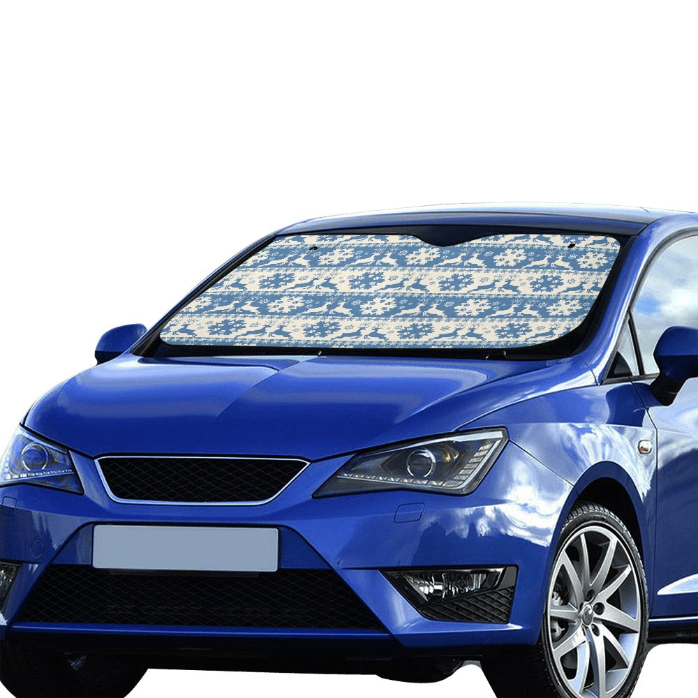 Reindeer Print Design LKS401 Car front Windshield Sun Shade