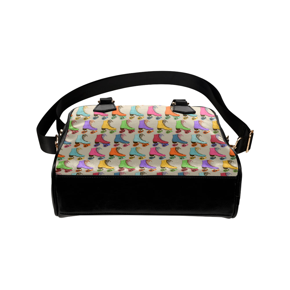 Roller skate Pattern Print Design A01 Shoulder Handbag