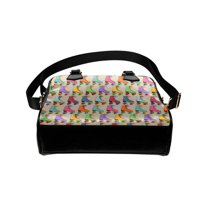 Roller skate Pattern Print Design A01 Shoulder Handbag