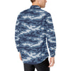 Jean Camouflage Pattern Print Design 05 Men's Long Sleeve Shirt