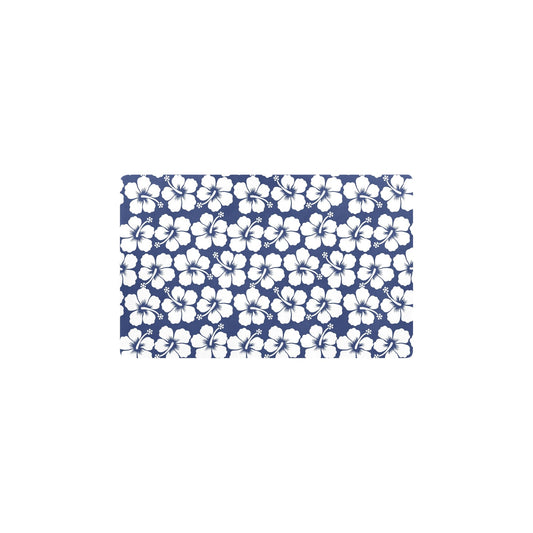 Hibiscus Pattern Print Design HB013 Kitchen Mat