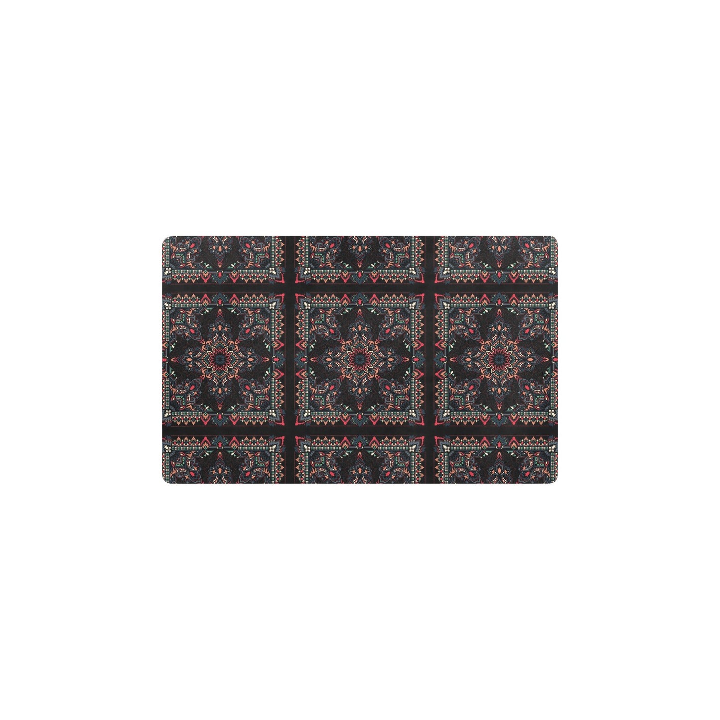 Bandana Print Design LKS307 Kitchen Mat
