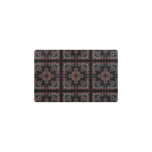 Bandana Print Design LKS307 Kitchen Mat