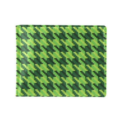 St Patricks Day Houndstooth Pattern Print LKS301 Men's ID Card Wallet