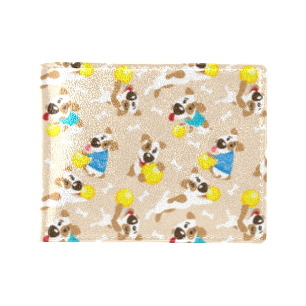 Russell Terriers Cute Print Design LKS304 Men's ID Card Wallet