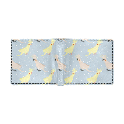 Cockatiel Pattern Print Design 03 Men's ID Card Wallet
