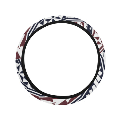 Polynesian Tribal line Steering Wheel Cover with Elastic Edge