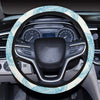 Sea Turtle Pattern Print Design T01 Steering Wheel Cover with Elastic Edge