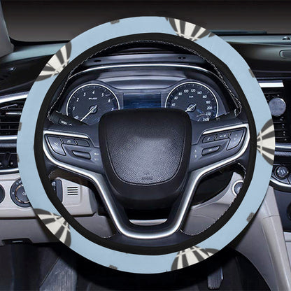 Ballon Pattern Print Design 05 Steering Wheel Cover with Elastic Edge