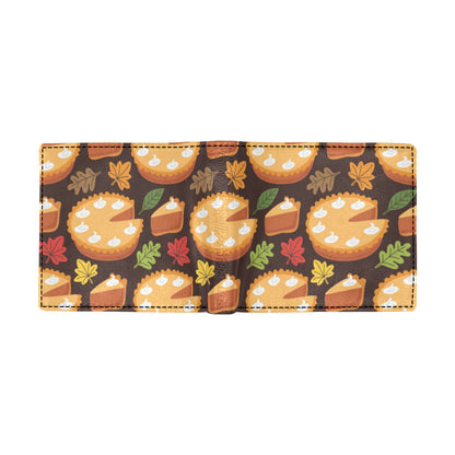 Pie Pattern Print Design A03 Men's ID Card Wallet