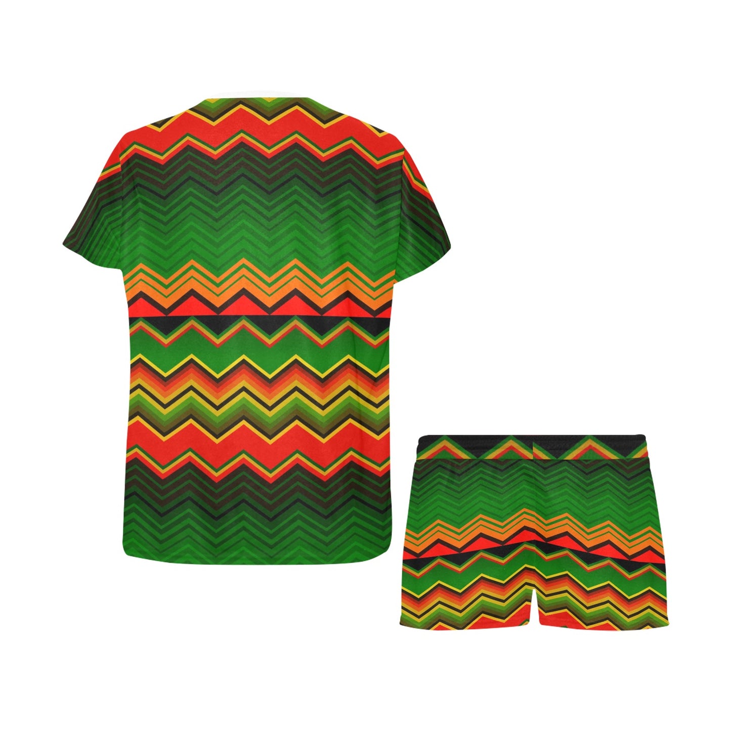 Serape Print Design LKS306 Women's Short Pajama Set