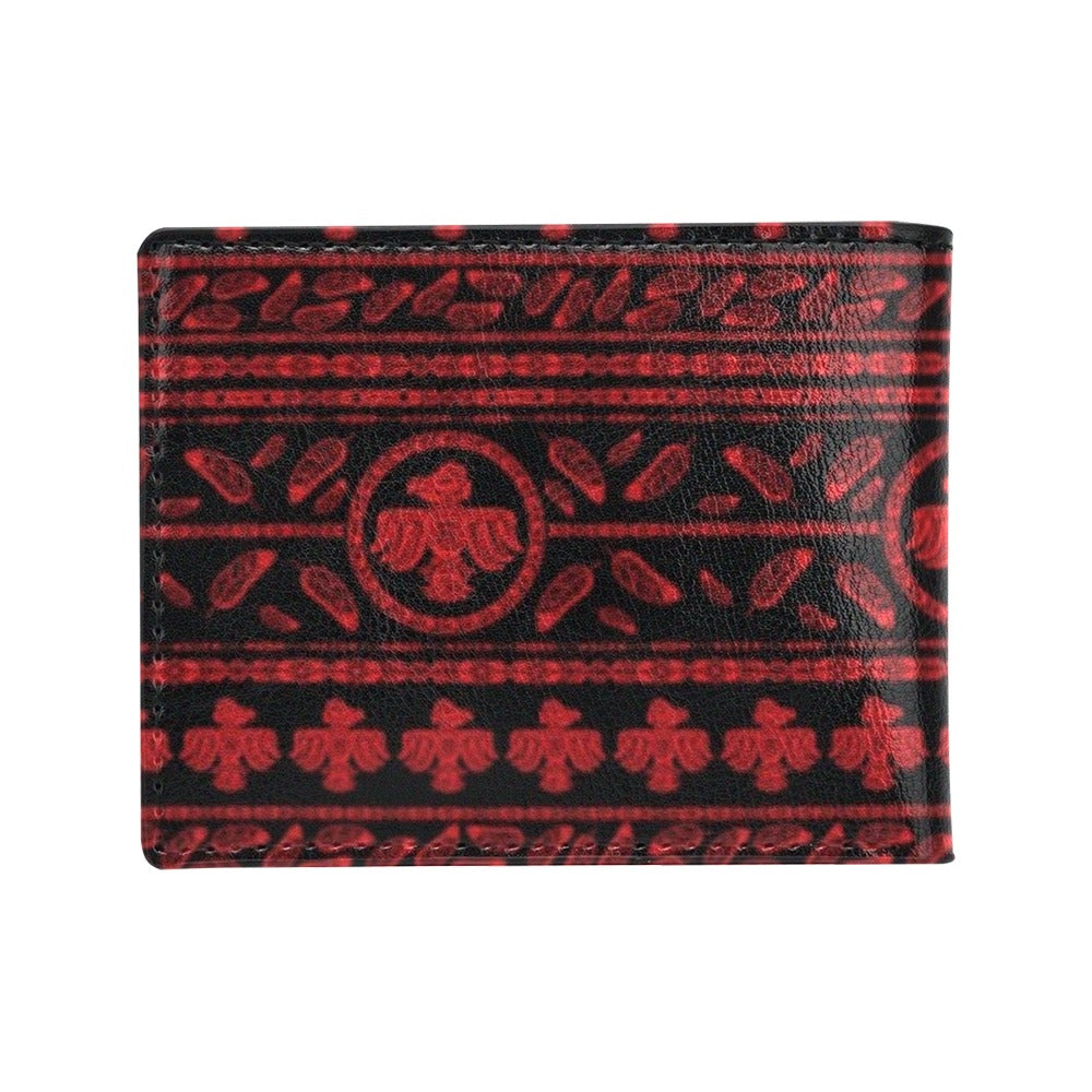Native American Eagle Themed Print Men's ID Card Wallet
