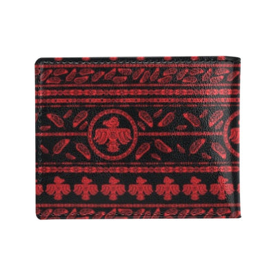 Native American Eagle Themed Print Men's ID Card Wallet