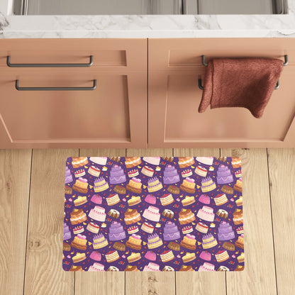 Cake Pattern Print Design 05 Kitchen Mat