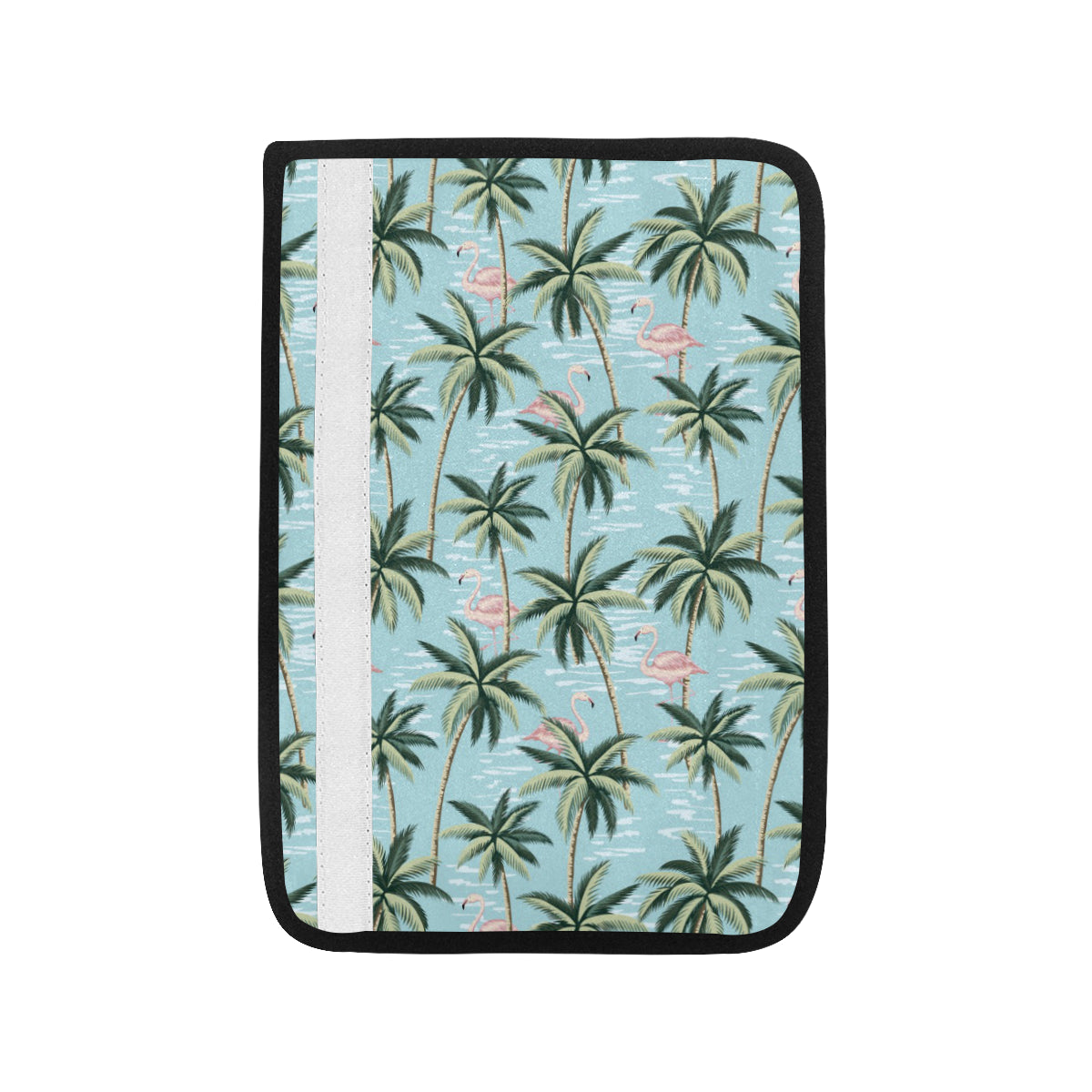 Palm Tree Pattern Print Design PT05 Car Seat Belt Cover