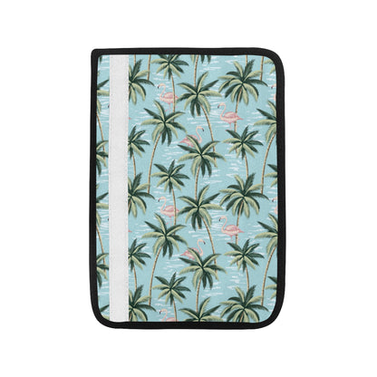 Palm Tree Pattern Print Design PT05 Car Seat Belt Cover