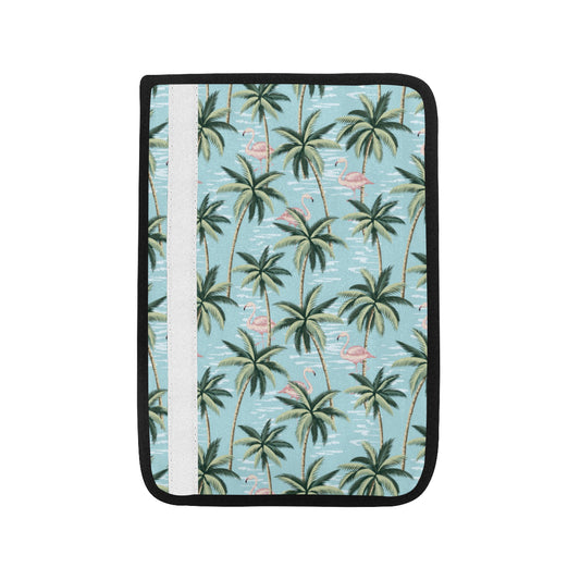 Palm Tree Pattern Print Design PT05 Car Seat Belt Cover