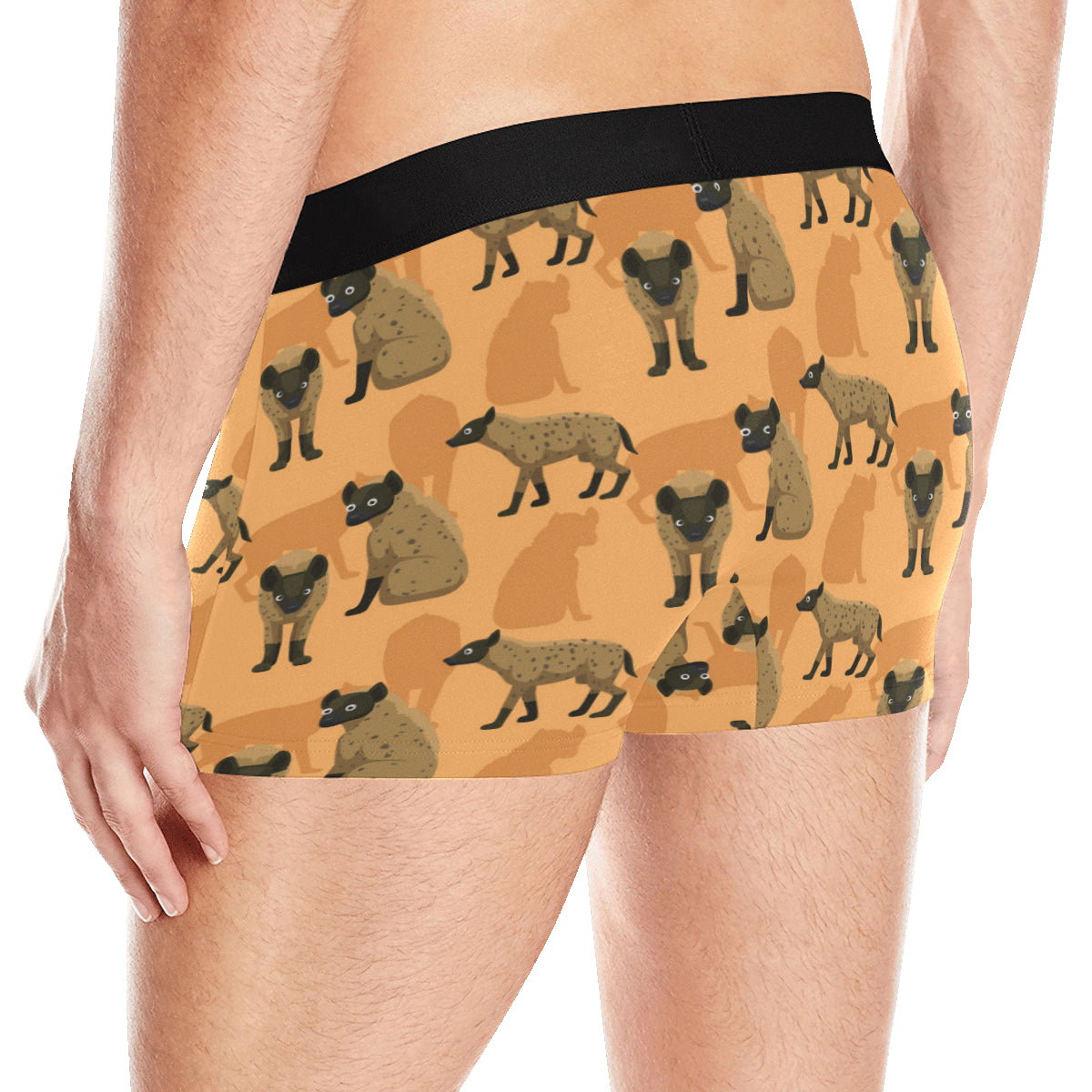Hyena Pattern Print Design 01 Men's Boxer Briefs