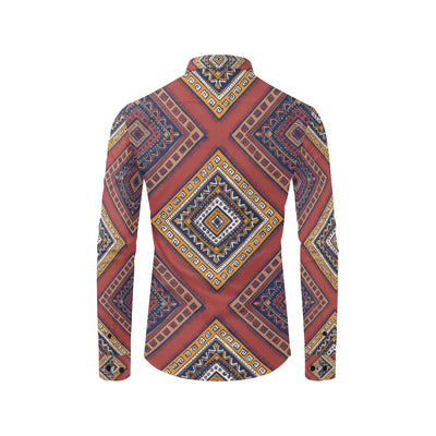 Native Pattern Print Design A06 Men's Long Sleeve Shirt