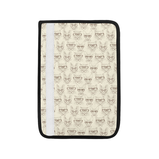 Cat Pattern Print Design 02 Car Seat Belt Cover