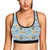 Polynesian Jellyfish Turtle Print Sports Bra