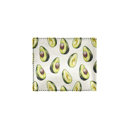 Avocado Pattern Print Design 01 Men's ID Card Wallet