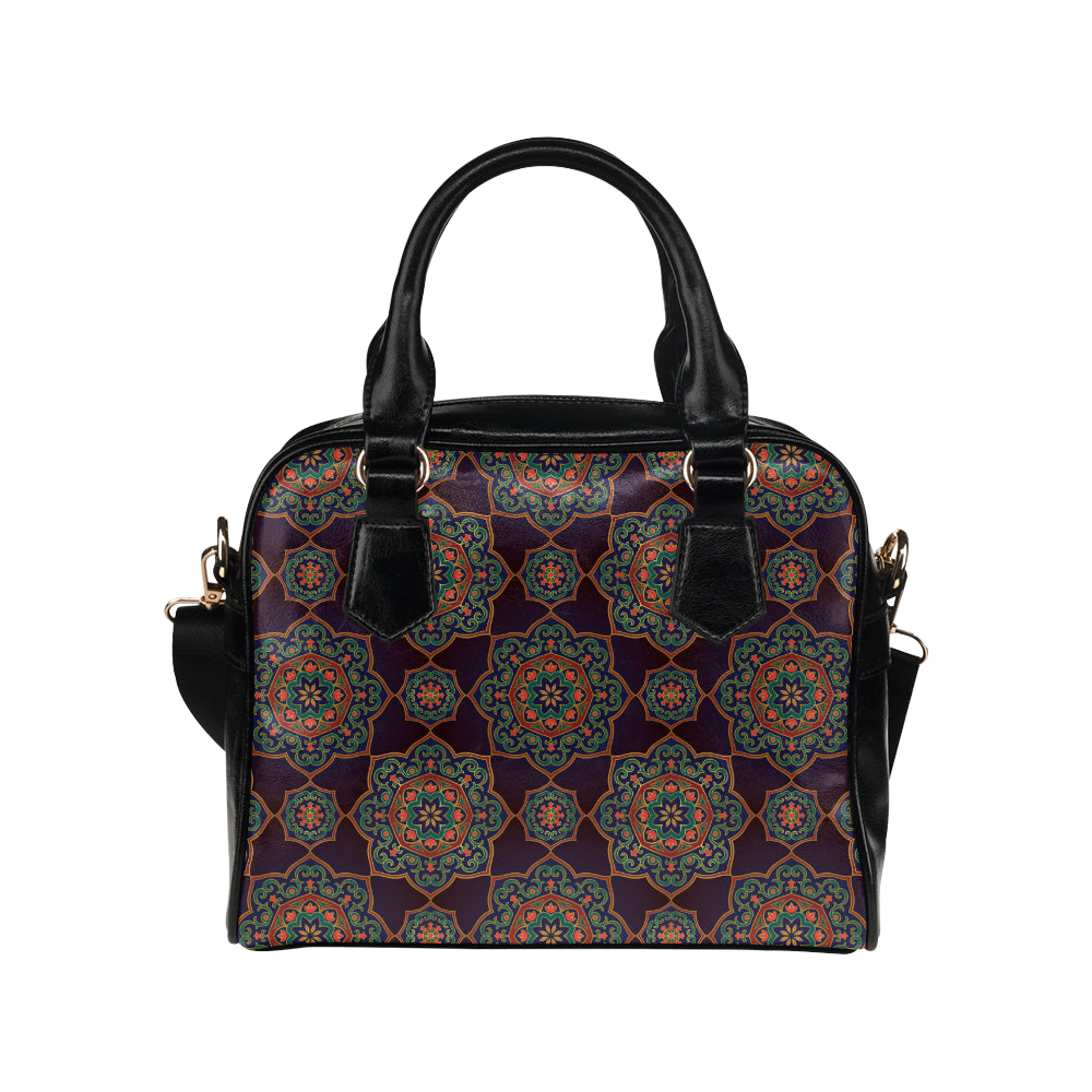 Medallion Pattern Print Design 03 Shoulder Handbag