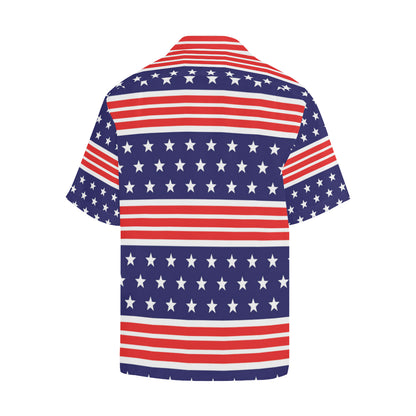 Patriotic Pattern Print Design A04 Men's Hawaiian Shirt