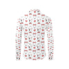 Bull Terriers Pattern Print Design 08 Men's Long Sleeve Shirt