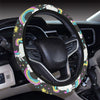 Donut Unicorn Pattern Print Design DN09 Steering Wheel Cover with Elastic Edge