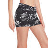 Palm Tree Pattern Print Design PT02 Yoga Shorts