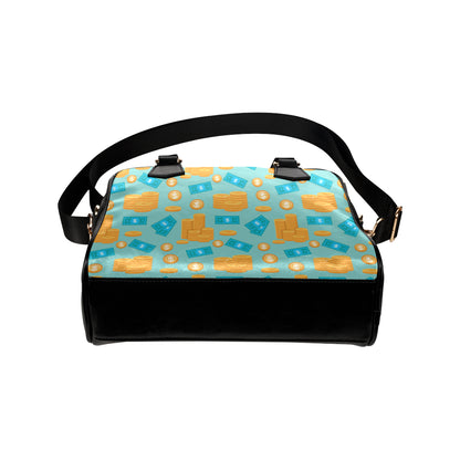 Money Pattern Print Design 03 Shoulder Handbag