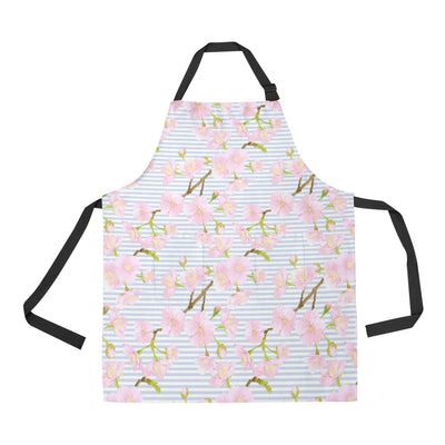 Pink Cherry Blossom Sakura Apron with Pocket