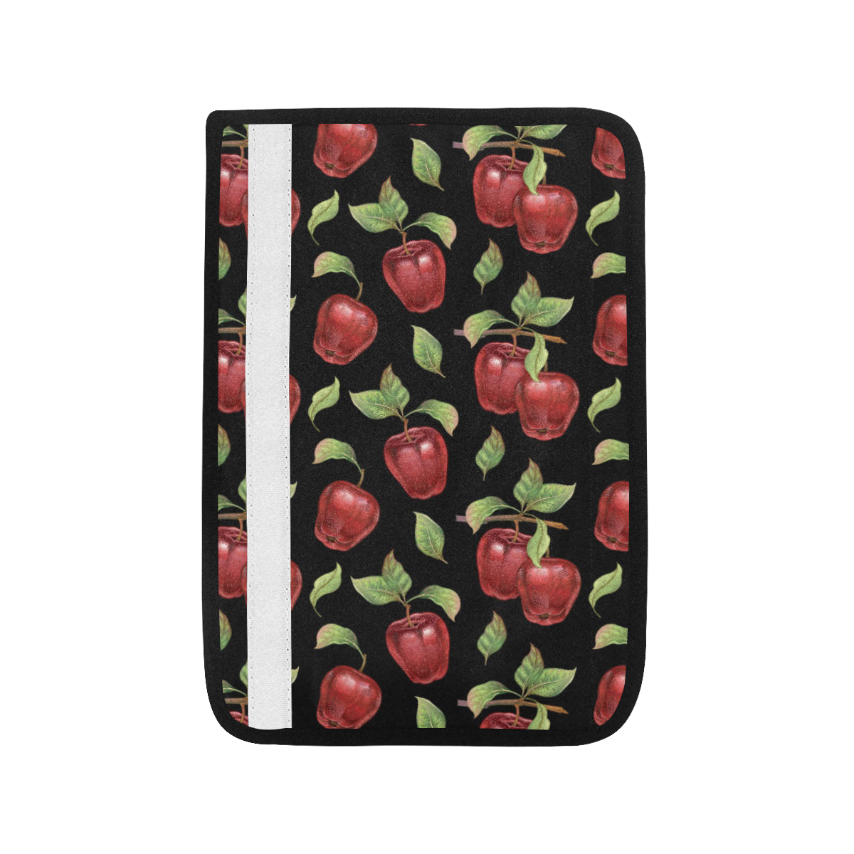 Apple Pattern Print Design AP011 Car Seat Belt Cover