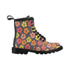 Hibiscus Pattern Print Design HB024 Women's Boots