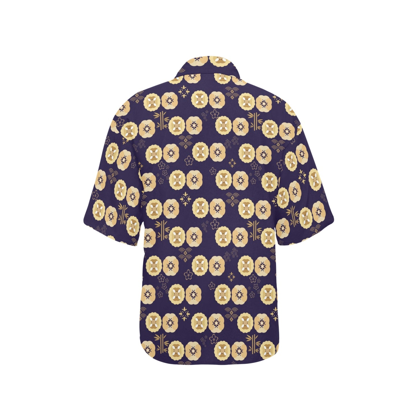 Sakura Print Design LKS303 Women's Hawaiian Shirt