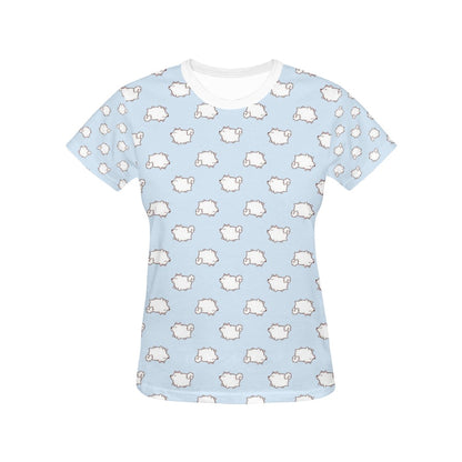 Samoyeds Print Design LKS301 Women's  T-shirt