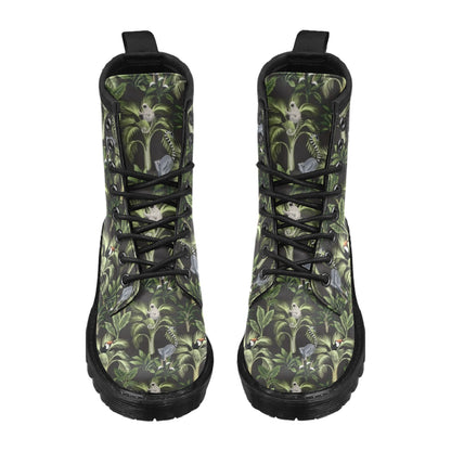 Rainforest Pattern Print Design RF05 Women's Boots