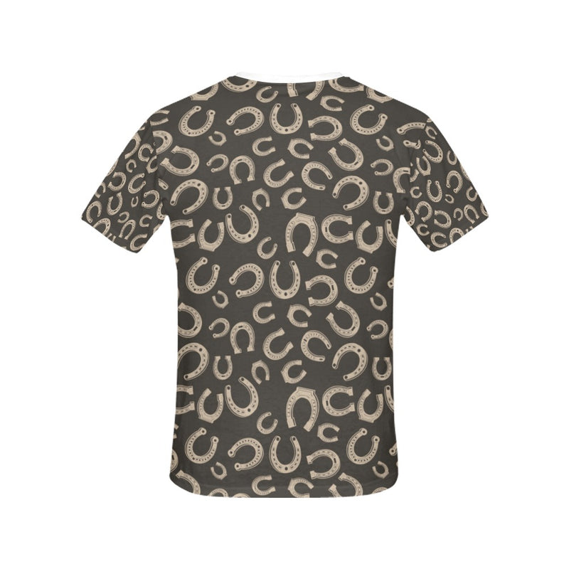 Horseshoe Print Design LKS303 Women's  T-shirt