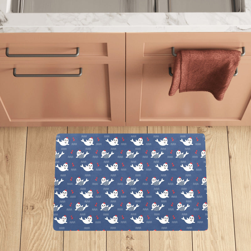 Sea Lion Print Design LKS403 Kitchen Mat