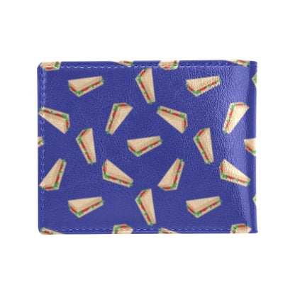 Sandwich Print Design LKS303 Men's ID Card Wallet