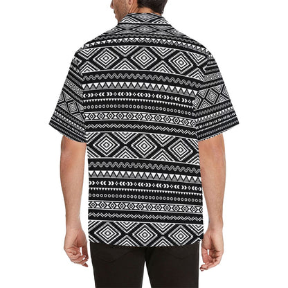 Tribal Pattern Print Design LKS301 Men's Hawaiian Shirt