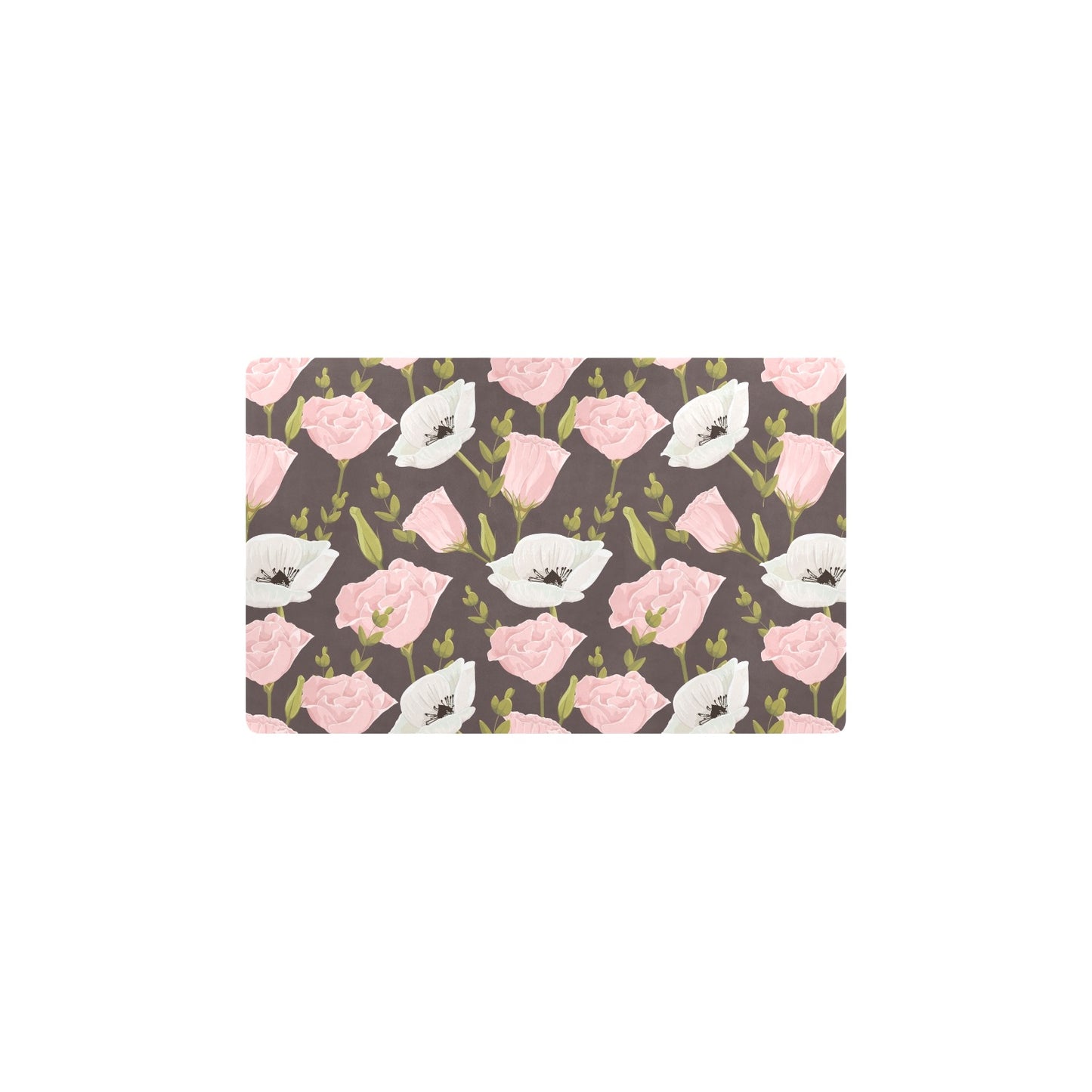 Anemone Pattern Print Design AM011 Kitchen Mat