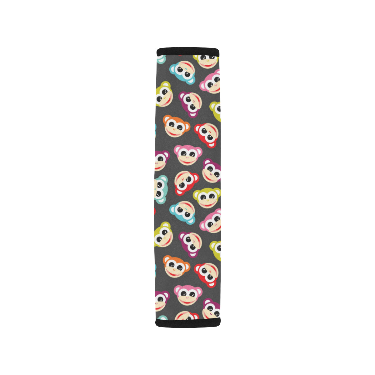 Monkey Head Design Themed Print Car Seat Belt Cover